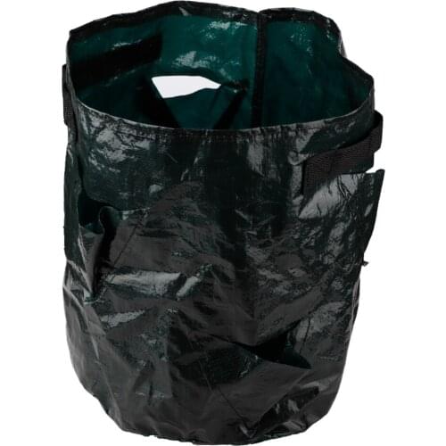 Strawberry Planting Bags 10 Gallon Planting Pouch Pots Breathable Cloth Bags Plant Container With Handles Pockets