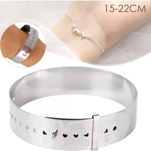 Metal Bangle Gauge Jewelry Making Bracelet Wrist Sizer Measuring 15 - 23cm Measuring Wrist Size Bracelet Ruler Accessories