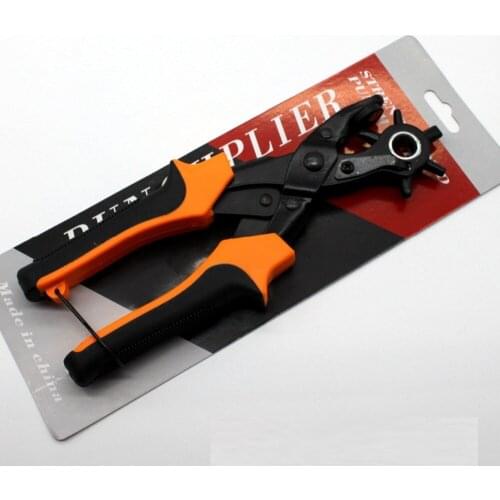 Multifunctional Leather Hole Punch Hand Tools Pliers Belt Hole Maker Belt Punch