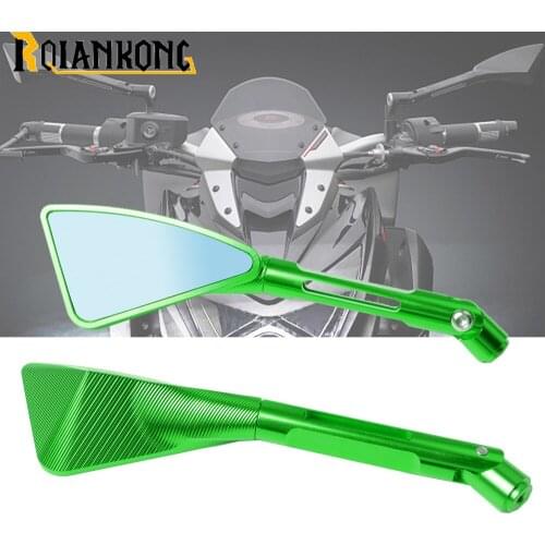 Motorcycle CNC Aluminum Rear View Mirrors For Kawasaki Z900 Z900RS Z800 Z1000 Motorbike Accessories rearview Side mirror