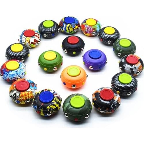Simple Dimple Push Bubble Squeeze Sensory Toy Autism Squishy Stress Reliever Toys Adult Child Funny Fidget Toy Spinning Top