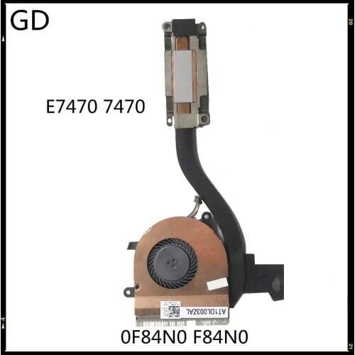 GD NEW CPU Cooling Heatsink Fan For Dell Latitude 14 7000 E7470 7470 FAN CN-0F84N0 0F84N0 F84N0 EG50040S1-C610-S9A Full Tested