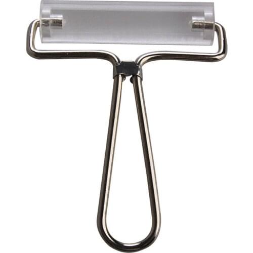 Professional 4" Acrylic Roller Rolling Pin Polymer Clay Figurines Stamping Brayer Art Tool Non-Stick Clay Roller with Handle