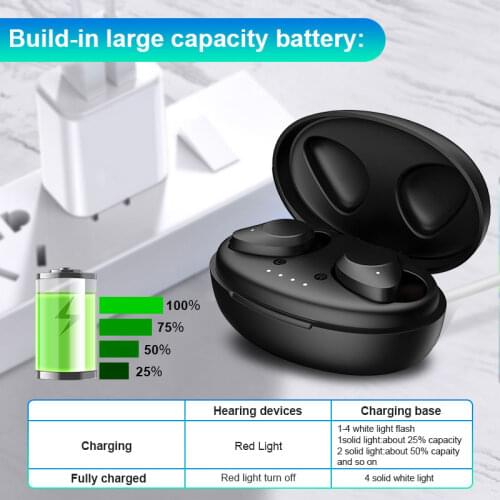 Hearing Aids Support Mini Digital Device High Power Sound Amplifier Enhancer Severe Loss BTE Elderly Ear Care Hearing For Deaf