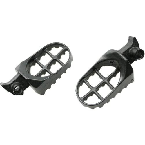 Grey Dirt Bike Sports Steel Foot Pegs For Suzuki 2003-2004 RM125 125 RM250 250