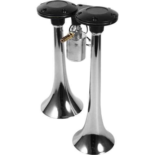 150DB Car Horn Super Loud 12V/24V Dual Trumpet Air Horn Compressor For Car Truck Boat Train Horn Hooter For Auto Sound Signal