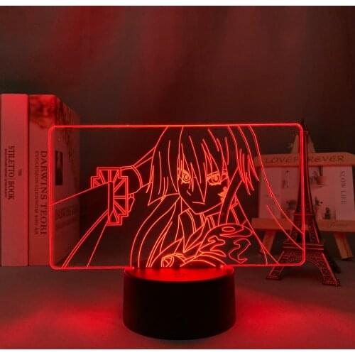 Anime Led Light Akame Ga Kill for Bedroom Decoration Nightlight Birthday Gift Room Decor Table 3d Lamp Akame Ga Kill