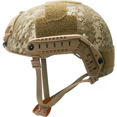 Tactical NIJ IIIA Level FAST Bulletproof Helmet Ballistic ACH High Cut Protective Body Armor Aramid Core NIJ IIIA 3A Safety Cap