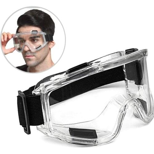 Safety Goggle Anti-splash Dust-Proof WInd-Proof Work Lab Eyewear Eye Protection Industrial Research Safety Glasses Clear Lens