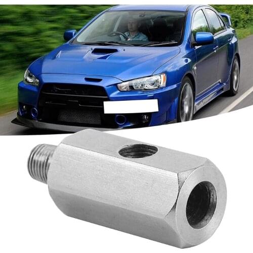 1/8 NPT Oil Pressure Sensor Tee to NPT Adapter Turbo Stainless Steel Adapter Turbo Supply Feed Line Gauge Hydraulic