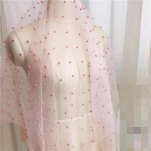 1 yard pink tulle fabric,beaded tulle fabric,black mesh fabric