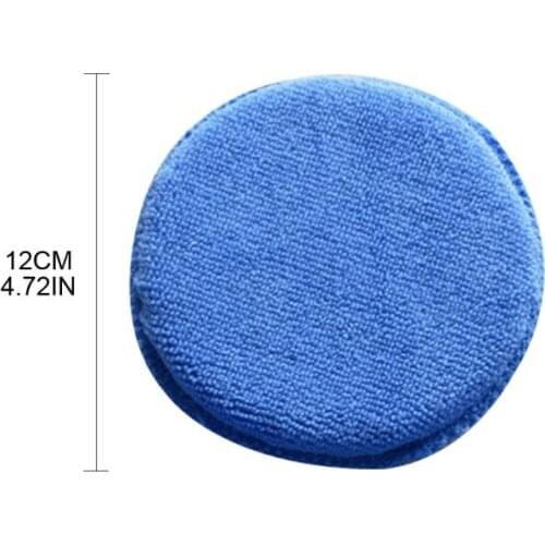 10 Pcs Car Polish Wax Round Foam Sponges Scratch Free Applicator Pads for Auto
