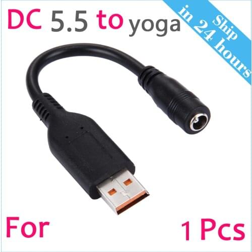 Power Converter Cable Adapter for Lenovo Yoga 3 yoga 4 pro yoga 700 900 miix 700 ideapad 700s 5.5x2.5 turn red revel USB
