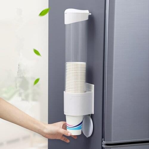Water Dispenser Automatic Water Cup Holder Disposable Paper Cup Holder Anti-dust Head Cover for The Paper Cup Storage Rack