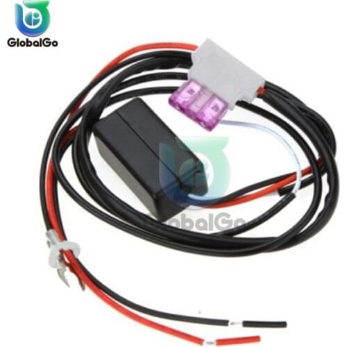 Auto Car LED Daytime Running Lights Controller Relay Dimmer On/Off 12V Fog Light Controller Line Cable
