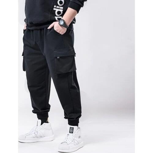 2020 spring Men casual sweatpants sports letter plus size 6XL 7XL big size summer loose sportwear pants simple Stretch trousers
