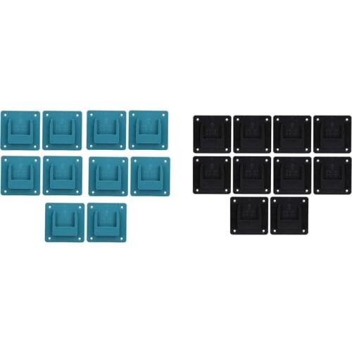 10Pcs Machine Holder Wall Mount Storage Bracket Fixing Devices for Makita 18V Electric Tool Battery Tools