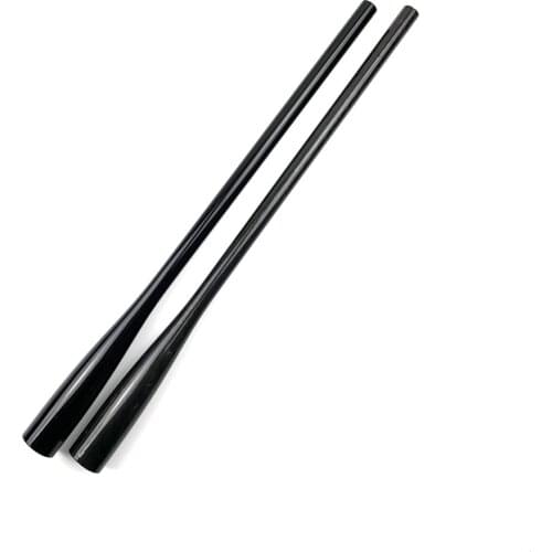 Carbon Handle Taper Carbon Tube Grip Rod Building component Handle Rod Repair DIY blank Bright black & Varnish