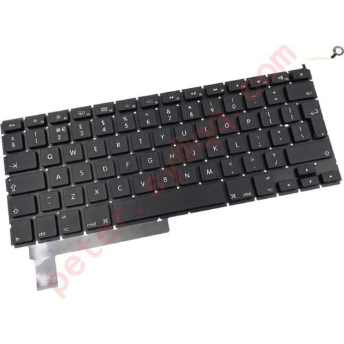 A1286 keyboard for Macbook pro 15.4 inches laptop MB985 MB986 MC371 MC372 MC373 MC721 MC723 MD103 MD104 keyboards 2009-2012