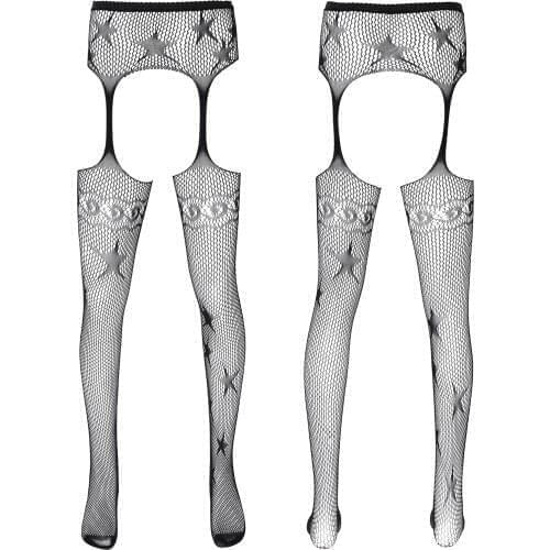 Open Crotch Pantyhose Mens Sexy Lingerie Crotchless Stretchy Tights See-through Hollow Out Leggings Fishnet Stockings Tights