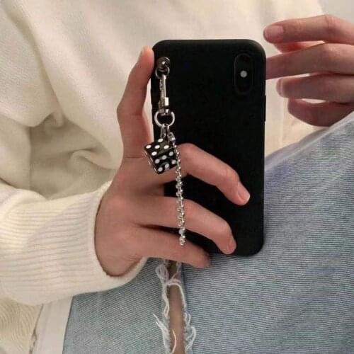 Fashion Special Dice Pendant Soft Phone Case for iPhone 7 8 Plus X XS XR 12 Pro Max Mini 11Pro 6 6S 5 5S SE 2020 Cover Fundas