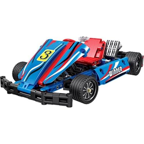 High-drilled Education Assembly Karting Kits, 371Pcs Construction Particles Set for Karting Lovers
