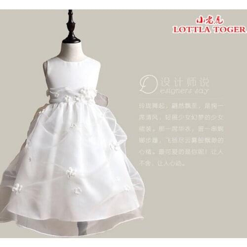 2017 New fashion lace first communion dress vintage a-line scoop neckline long noble ivory lace flower girl dresses for Wedding