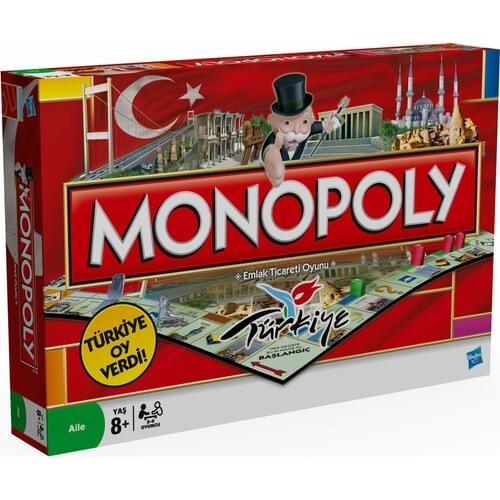 New 2021 MONOPOLY Turkey Turkish Language Boardgame Special Edition Fast Delivery Turkey Fast Shipping