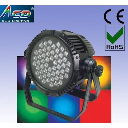 Wholesale high power high quality 54*3w rgbw 4 color outdoor waterproof led par stage professional par cans