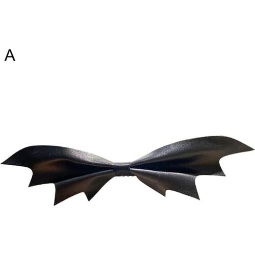 Hot Hair Clip Faux Leather 2 Style Hairpins Eye-catching Wear Resistant Metal Cartoon Halloween Festival Cosplay Accessories