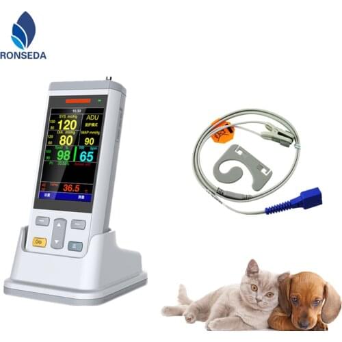 3.5 Inch Handheld Veterinary Vital Sign Monitor Animal use monitor for Cat/Dog,Mouse use,Pet Shop