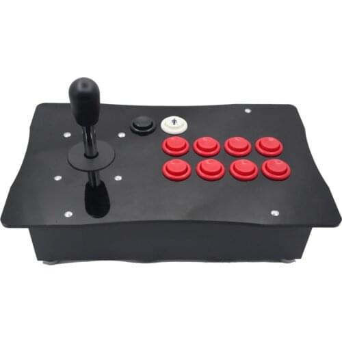 RAC-J500H American Style Arcade Joystick Concave Push Button Metal Case PC USB