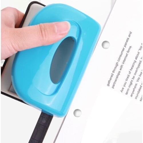 Handle 2 Hole Punch Ring Album Paper Cutter DIY A4 Loose-Leaf Hole Puncher Scrapbooking Punch DIY Tools Office Binding Supplies