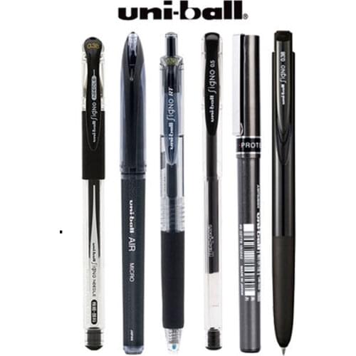 UNI Gel Pens Uniball Pen Set 0.5/0.38mm Black Press Test Pens For Office & School Student Stationery