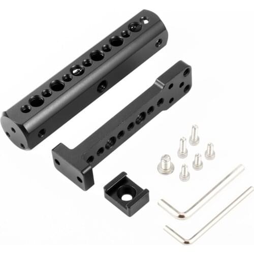 Handheld Gimbal Handle Grip Mounting Extension Arm Handlebar Compatible with Roin-s Stabilizer Gimbal Microphone Light Bracket