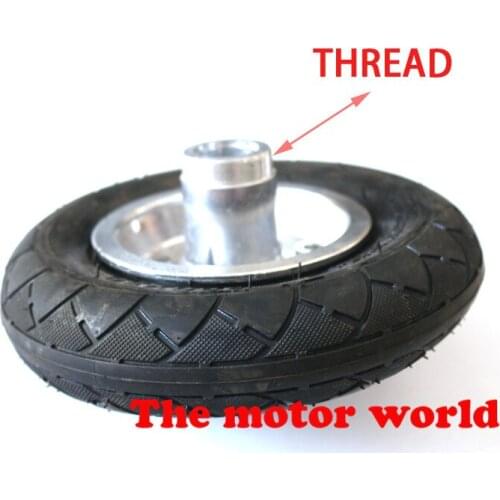 200x50 Electric Scooter Tyre With Wheel Hub 8" Scooter 200x50 Tyre Inflation Electric Vehicle Aluminium Alloy Wheel Pneumatic