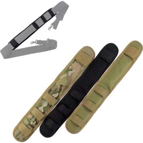 Tactical 2'' Shoulder Strap Pad Removable Cushion Replacement for Rifle Shotgun Sling Bag Strap Outdoor Multifunction Strap