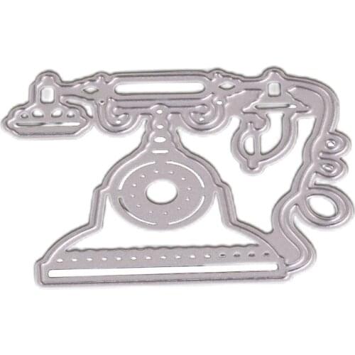 Telephone Metal Cutting Dies DIY Scrapbooking Paper Stamping Die Decor