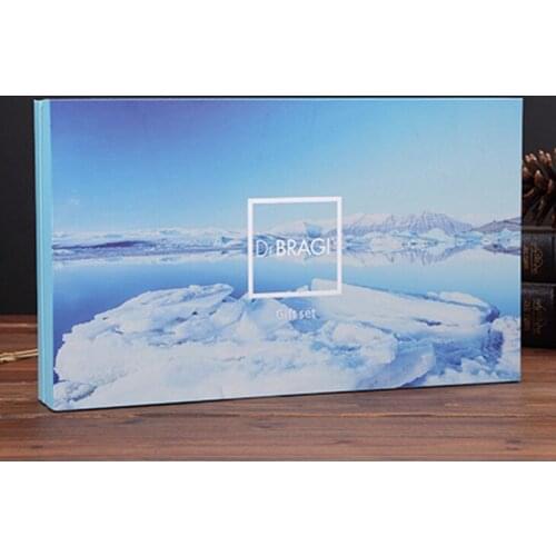 UV Protected Gold color custom design cardboard necklace paper packaging carton box for jewelry christmas gifts ---DH11164