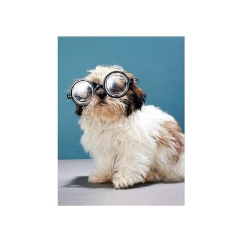 YIKEE diamond painting dogs Home Decor Full Square/Round Drill Resin DIY Mosaic Diamond Embroidery Christmas y927