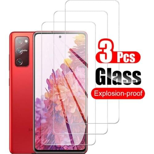 3Pcs For Samsung Galaxy S20 FE Tempered Glass Screen Protector for Samsung Galaxy S20 FE 5G Protective Glass Screen Guard