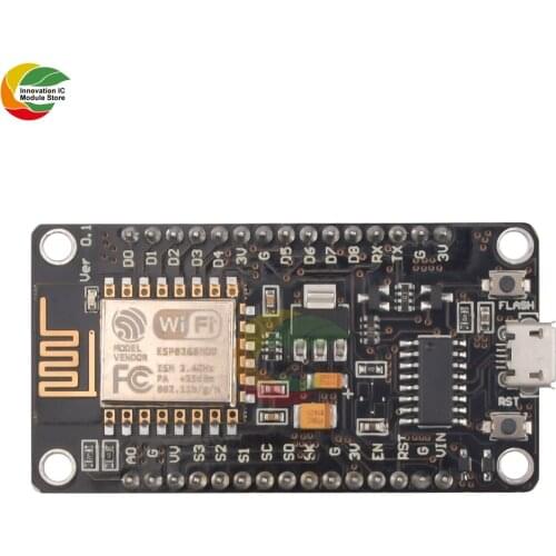 Ziqqucu NodeMcu V3 CH340G CH340 ESP8266 ESP-12E Wireless WIFI Board Module Repalce CP2102 for Arduino RC Toy Smart Car