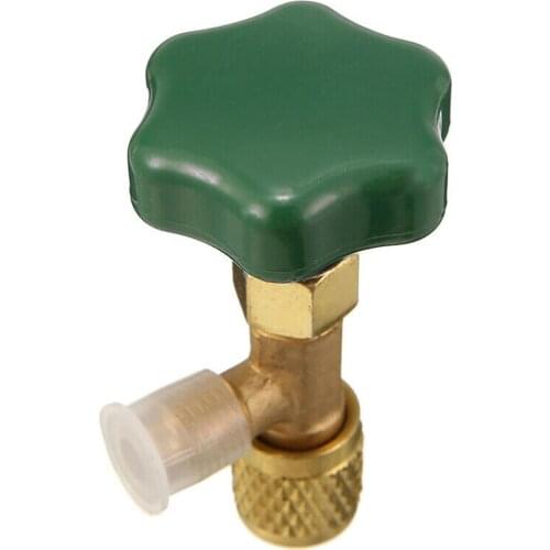 1Pcs 1/4 SAE Thread Adapter R-134a Refrigerant Can Bottle Tap Opener Valve Tool Auto Car Accessories Car R22 R12 Tools