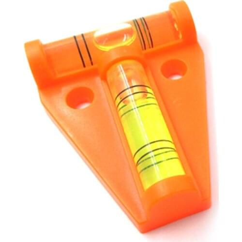 1 Piece T Type Spirit Level Measurement Instrument Triangular Plastic Level Indicator T-Type Spirit Level Bubble Shell