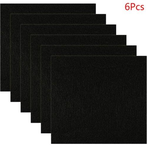 4/6Pcs Portable Cat Litter Box Activated Carbon Filter Pad Deodorant Pet Supply K1MF