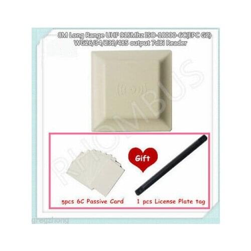 8M Long Range UHF 915Mhz ISO-18000-6C(EPC G2) WG26/34/232/485 output 7dBi Reader