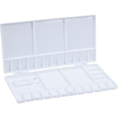 Art Paint Tray Artist Oil Watercolor Plastic Palette White 33 Grids Large Size