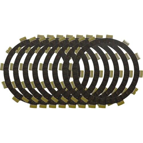 Motorcycle 8pcs Bakelite or Paper-based Clutch Friction Plates For Suzuki TS200 GSX250 RM125 GSF400 Bandit RM125 LT-F250 LT-F300