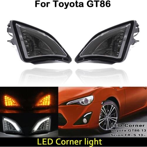For Toyota GT86 Scion FRS 2013-UP LED Corner lamp Daytime Running Light Clearance lights turn signal
