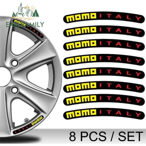 EARLFAMILY 10cm x 1cm 4x Domed Rim Wheel Stickers Stripe Auto Emblem Motorcycle Tuning Car Sticker Waterproof Flat Glue Sticker